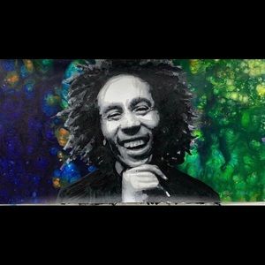 Bob Marley by Ocean Clark Art